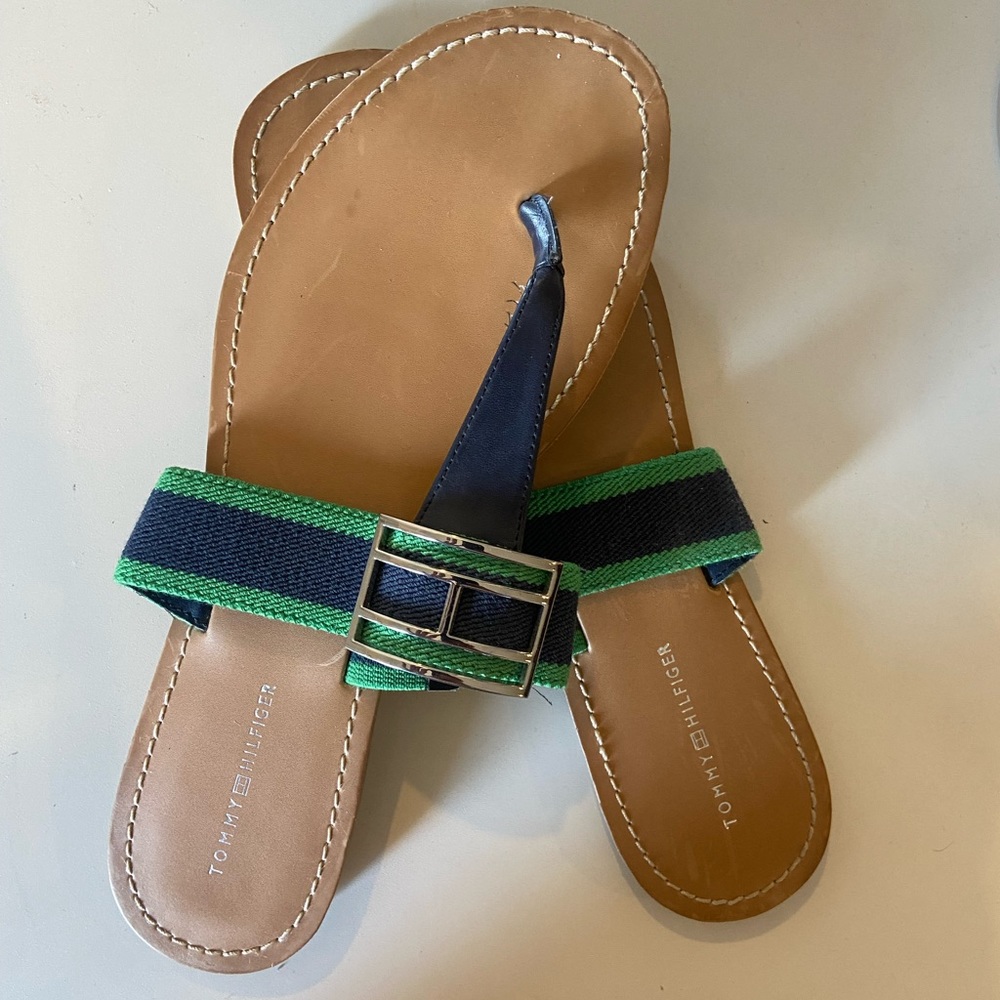 Tommy Hilfiger Shoes | Tommy Hilfiger T-Strap Thong Sandal